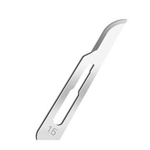 LAME BISTURI STERILI IN ACCIAIO INOX N.15 – 100 pz